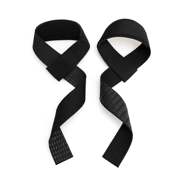 Weightlifting Straps Dropshipping 1 Pair Lifting Wrist Anti-Slip Silicone Strength Training Strap Hand Grips Wrist Support