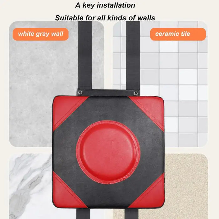 Wall Punching Pad Boxing Target Blocking Pad Wall-Mounted Taekwondo Training Sandbags Fighting Gear for Living Room Household