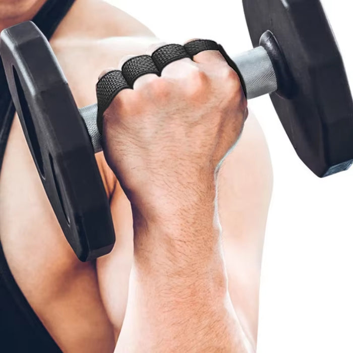 2PCS Neoprene Grip Pads Lifting Grips Gym Workout Gloves Weightlifting Calisthenics Powerlifting Fitness Sports Hand Protector