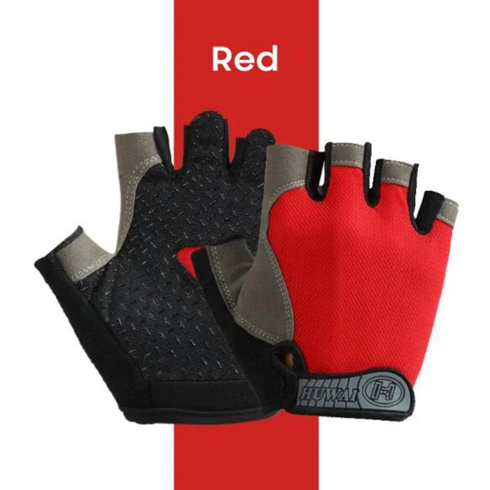 Breathable Anti-Slip Half Finger Gloves for Fitness Cycling Summer Gym Cycling Gloves for Men and Women Bicycle Riding Fishing