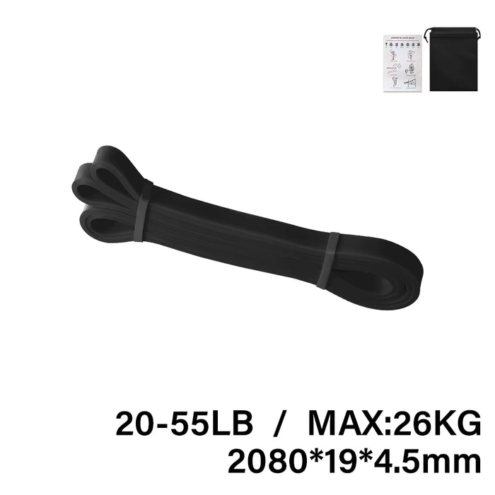 Workout Pilates Latex Resistance Band Exercise Elastic Band for Sport Strength Pull up Assist Band Heavy Duty Fitness Equipment